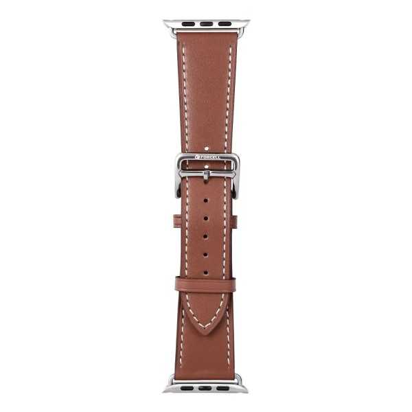 Bracelet APPLE Watch en Cuir écologique Marron