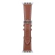 Bracelet APPLE Watch en Cuir écologique Marron
