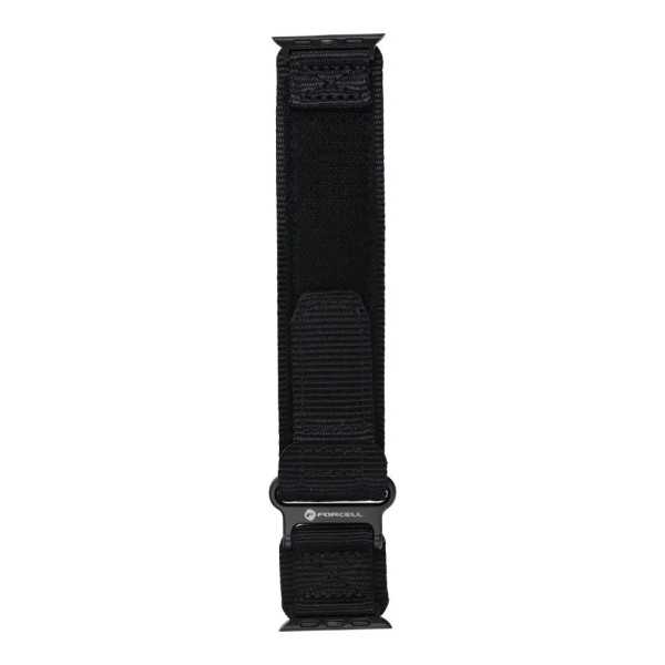 Bracelet APPLE Watch Boucle Trail Noir velcro en nylon