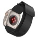 Bracelet APPLE Watch Boucle Trail Noir velcro en nylon
