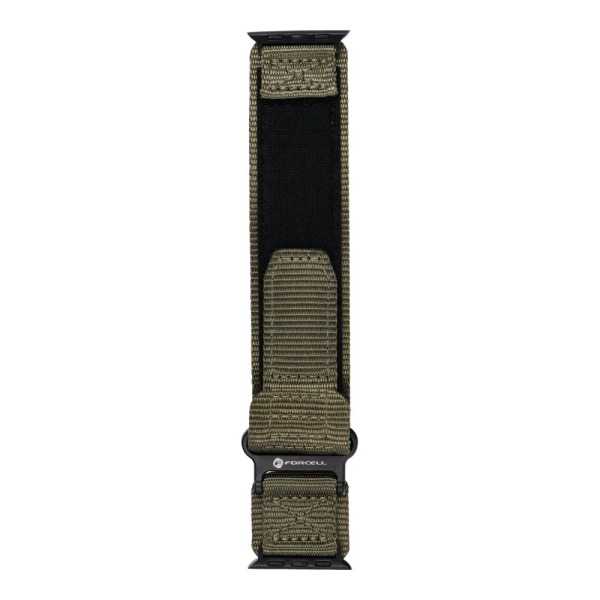 Bracelet APPLE Watch Boucle Trail Vert velcro en nylon