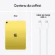 Contenu du coffret APPLE iPad 11ème génération (2025) Puce A16 Jaune - Neuf