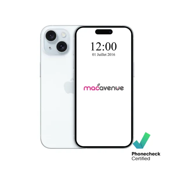 APPLE iPhone 15 Bleu - Occasion