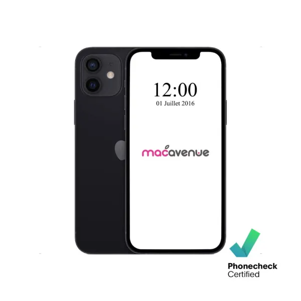 APPLE iPhone 12 Noir - Occasion
