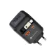 FORCELL F-Energy Chargeur mural 70W USB-C + USB-A avec câble USB-C intégré