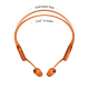 Guide des tailles de bandeau SHOKZ OpenRun Pro2 Orange - Ecouteurs bluetooth TWS à conduction osseuse