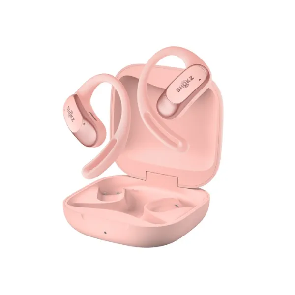 SHOKZ OpenFit Air Rose - Ecouteurs bluetooth TWS à conduction osseuse
