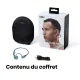 Contenu du coffret SHOKZ OpenRun Pro Bleu - Ecouteurs bluetooth TWS à conduction osseuse