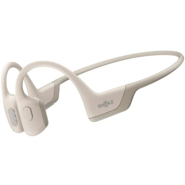 SHOKZ OpenRun Pro Beige - Ecouteurs bluetooth TWS à conduction osseuse