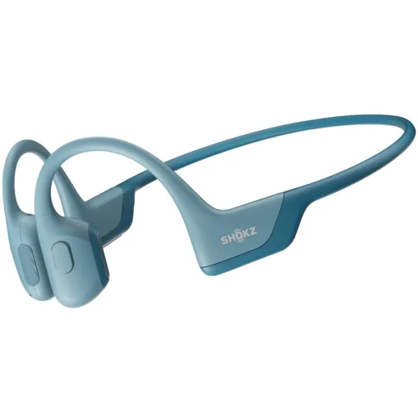 SHOKZ OpenRun Pro Bleu - Ecouteurs bluetooth TWS à conduction osseuse