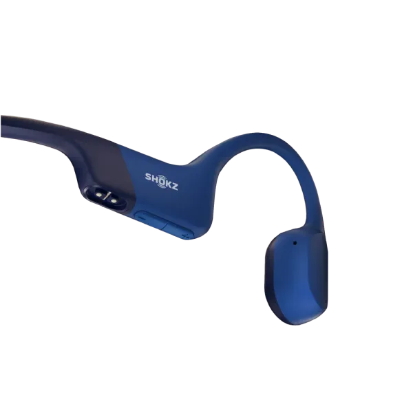 SHOKZ OpenRun Bleu - Ecouteurs bluetooth TWS à conduction osseuse