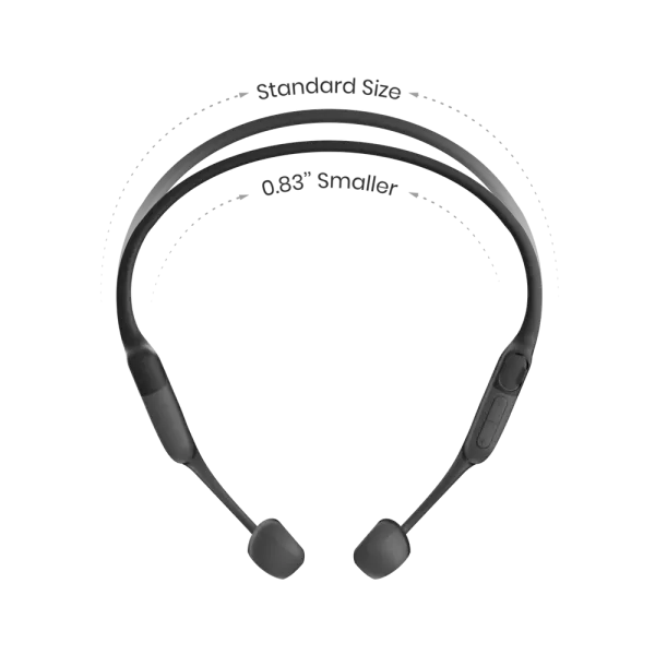 SHOKZ OpenRun Mini Noir - Ecouteurs bluetooth TWS à conduction osseuse