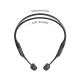 SHOKZ OpenRun Mini Noir - Ecouteurs bluetooth TWS à conduction osseuse