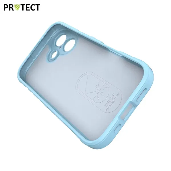 Coque IX008 PROTECT iPhone 17 bleu clair