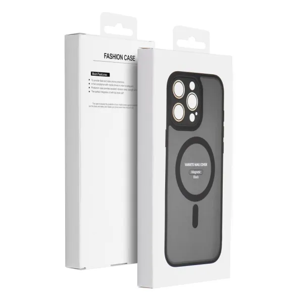 Emballage VARIETE MAG COVER Coque MagSafe Noire iPhone 17 (Tous les modèles)