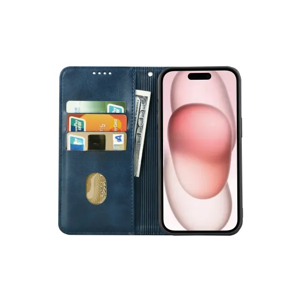 COVERME Etui portefeuille bleu Samsung Galaxy (Tous les modèles)