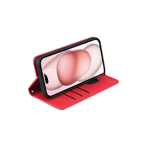 COVERME Etui portefeuille rouge Samsung Galaxy (Tous les modèles)