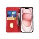 COVERME Etui portefeuille rouge Samsung Galaxy (Tous les modèles)