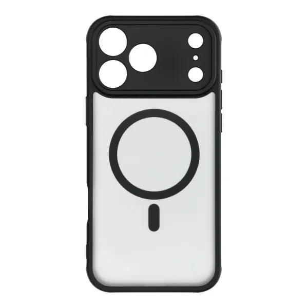 MAG COVER Coque intégrale matte noire MagSafe iPhone 17 Pro Max