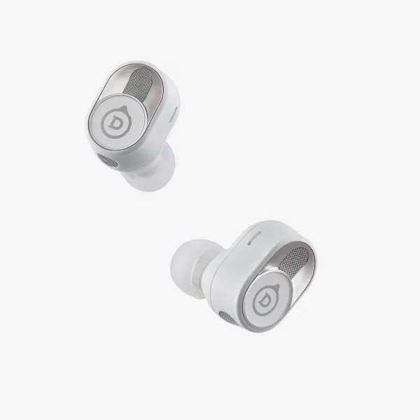 DEVIALET Gemini II - Ecouteurs sans fil haut de gamme blancs