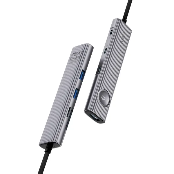 WIWU Hub USB-C 8 en 1 multifonction