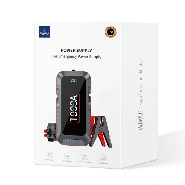 Emballage WIWU Démarreur d'appoint batterie voiture 10 000mAh