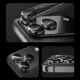 BENKS Protecteur d'objectif caméra en verre trempé noir iPhone 17 Pro/Pro Max