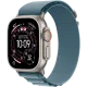 APPLE Watch Ultra 3 Bracelet Alpine Bleu Boitier Titane naturel