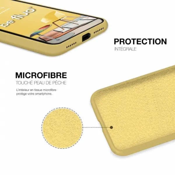 MOXIE BeFluo Coque iPhone 15 jaune