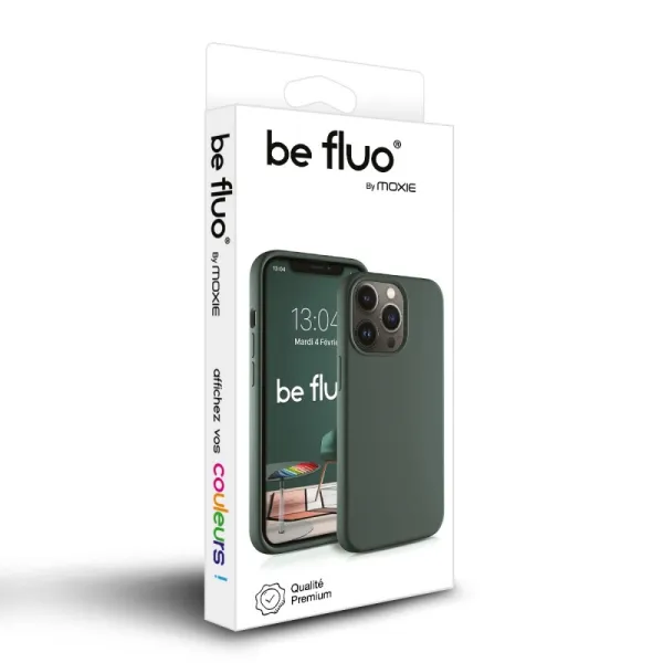 MOXIE BeFluo Coque iPhone 15 vert trèfle