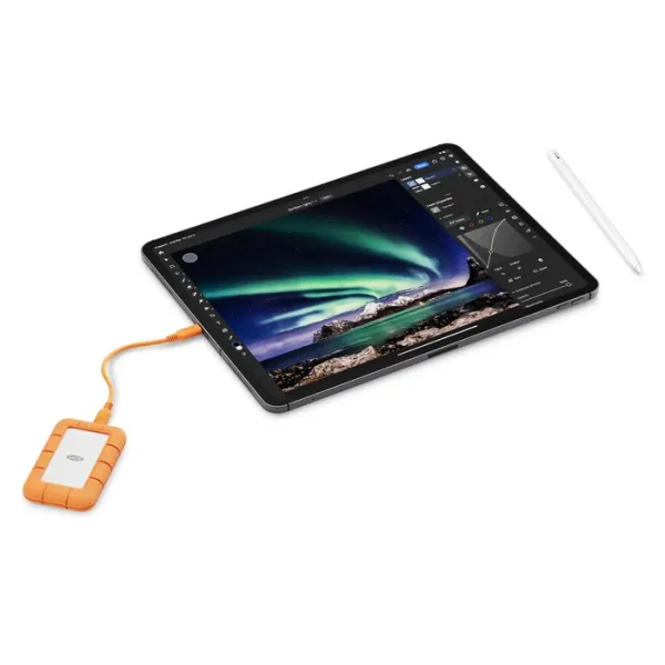 LACIE Disque dur Mini SSD Rugged 500Go