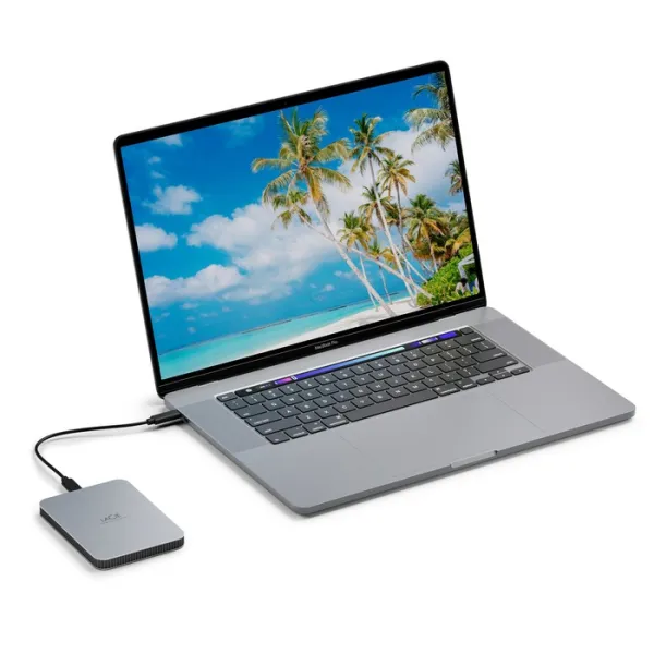 LACIE Disque dur Mobile Drive 1 To et 2 To argent