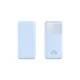 MOXIE Batterie de secours avec affichage digital capacité 10000 mAh bleu clair