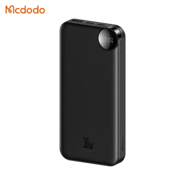 MCDODO Power Bank Batterie Externe 10000mAh 30W avec Écran Digital
