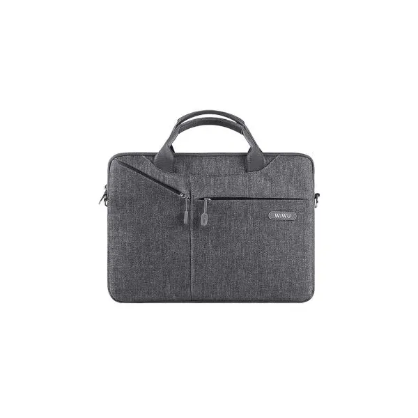 WiWU Walker Elite Sacoche Ordinateur 15,6" Gris