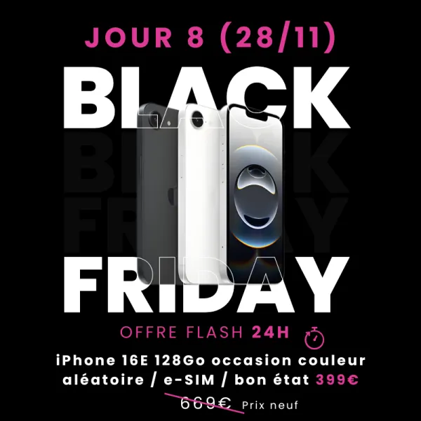 Offre Flash Black Friday APPLE iPhone 16e - Occasion