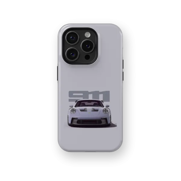 Bland Purple Porsche | Coque de téléphone 3D 2en1 Ultra-résistante