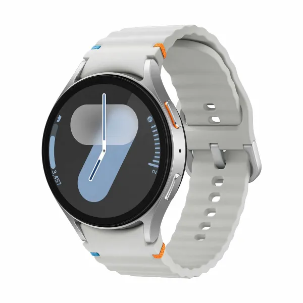 SAMSUNG Galaxy Watch 7 (Bracelet En Silicone) - Neuf Argent