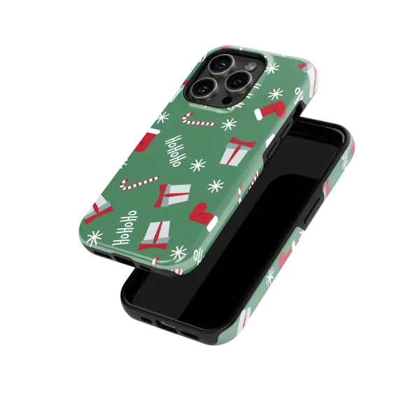 HoHo Green | Coque de téléphone 3D 2en1 Ultra-résistante