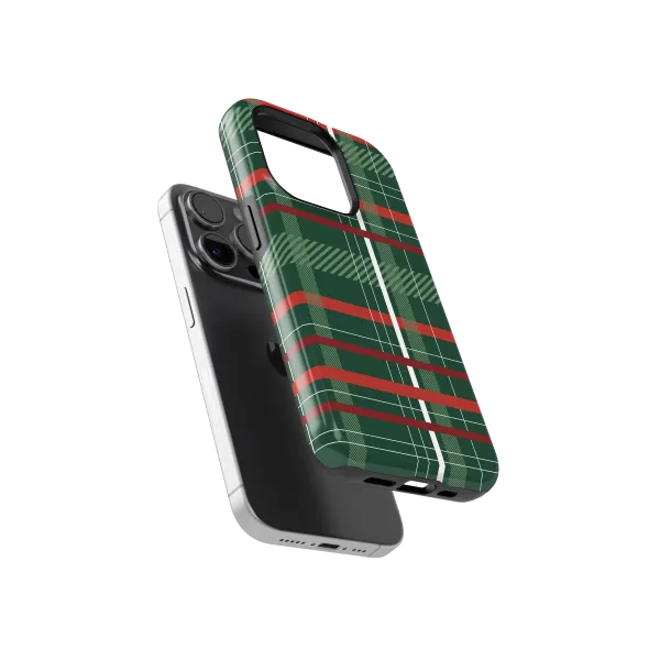 Festive Tartan | Coque de téléphone 3D 2en1 Ultra-résistante