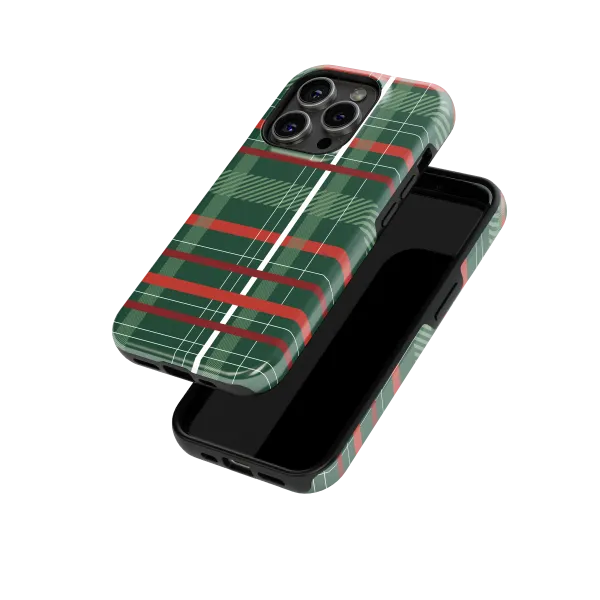 Festive Tartan | Coque de téléphone 3D 2en1 Ultra-résistante