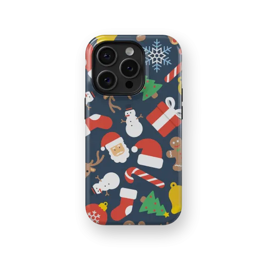 Santa Mix | Coque de téléphone 3D 2en1 Ultra-résistante