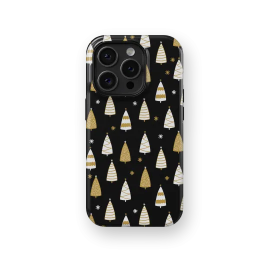 Golden Pines | Coque de téléphone 3D 2en1 Ultra-résistante