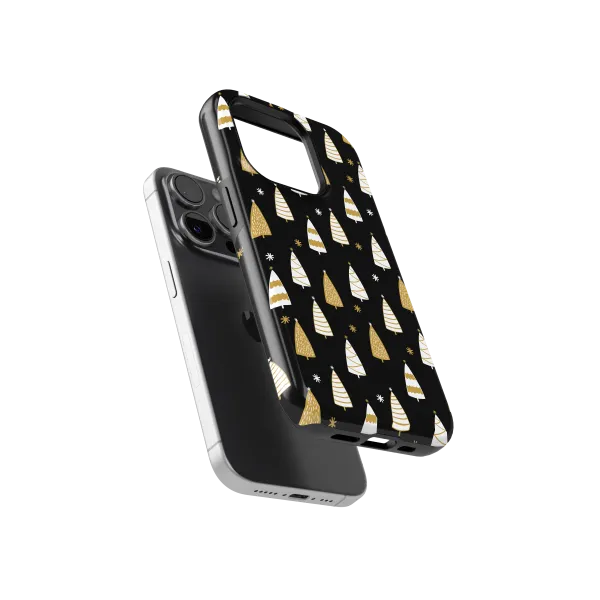 Golden Pines | Coque de téléphone 3D 2en1 Ultra-résistante