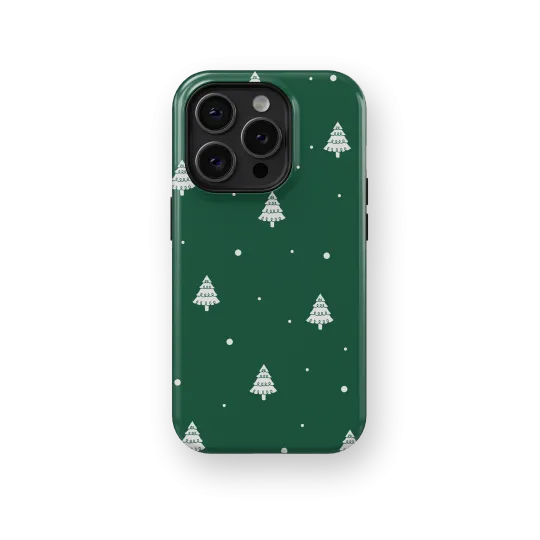 Snowy Pines | Coque de téléphone 3D 2en1 Ultra-résistante