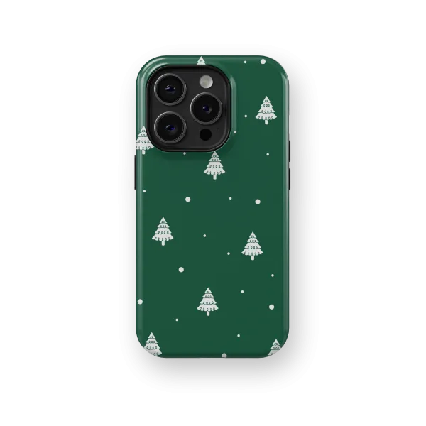Snowy Pines | Coque de téléphone 3D 2en1 Ultra-résistante