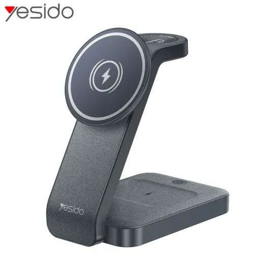 YESIDO Station de charge sans fil 4 en 1