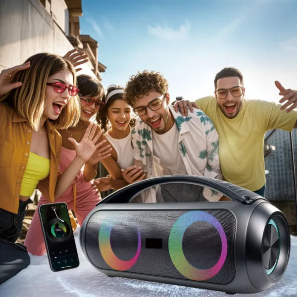 BIGBEN Boost Enceinte Bluetooth lumineuse et étanche