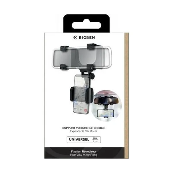 BIGBEN Support de téléphone voiture sur rétroviseur