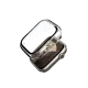 FORCE Coque pour Apple Watch 5/6/SE transparente avec contours noirs